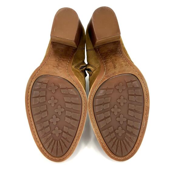 Sam Edelman Mari Women Brown Ankle Boot Sz 9.5 Suede Cuban Heel Cushioned Bootie - Picture 7 of 15